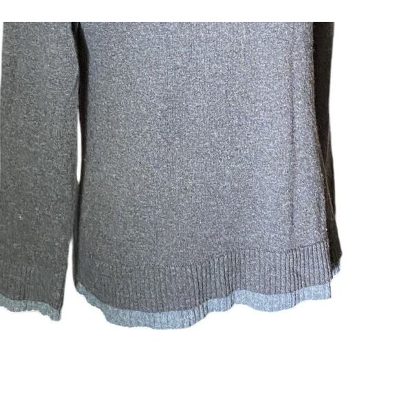 Academia Banana Republic Womens M Gray Preppy Wool/Cashmere Blend Sweater - Picture 5 of 9